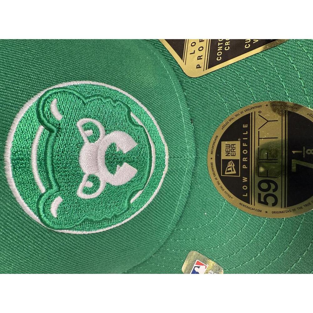 NWT New Era Chicago Cubs St. Patrick's Day 59FIFTY Fitted Hat 7 1/8 - Picture 6 of 9